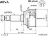 MAZDA FA522560XC Joint Kit, drive shaft